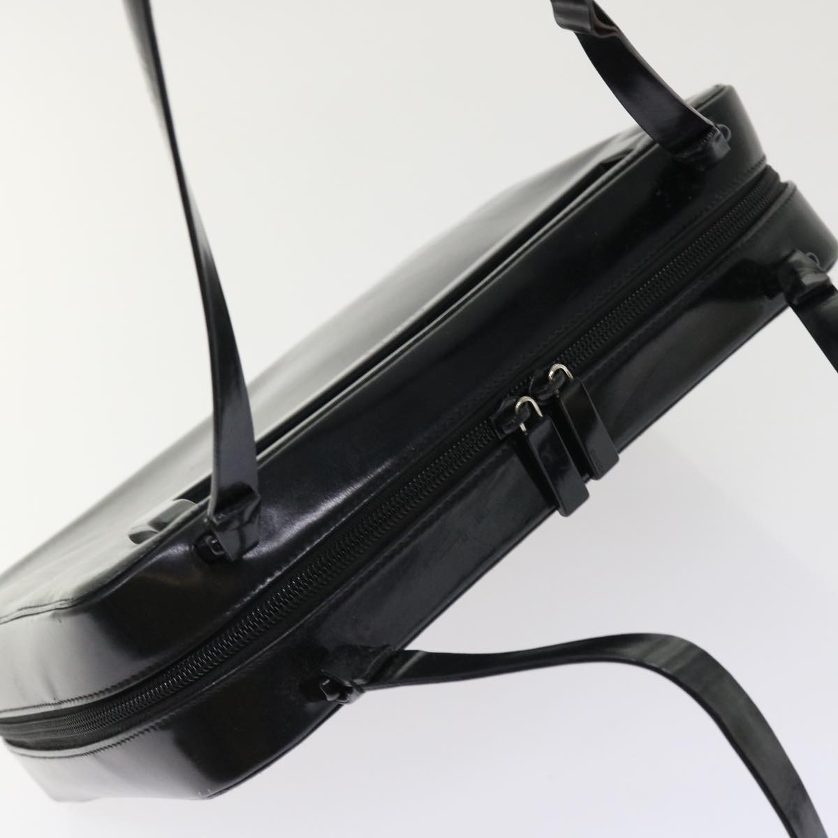 GUCCI Shoulder Bag Patent leather Black 0013091 3754 bs7235