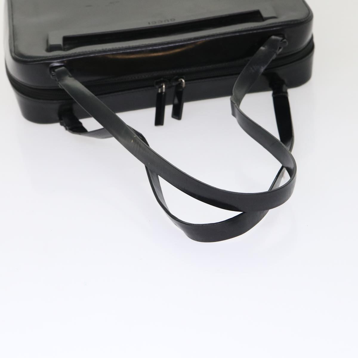 GUCCI Shoulder Bag Patent leather Black 0013091 3754 bs7235
