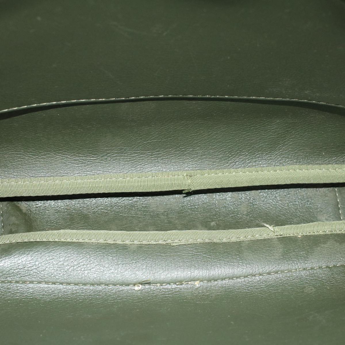 BurberrySs Shoulder Bag Canvas Khaki Auth bs9442