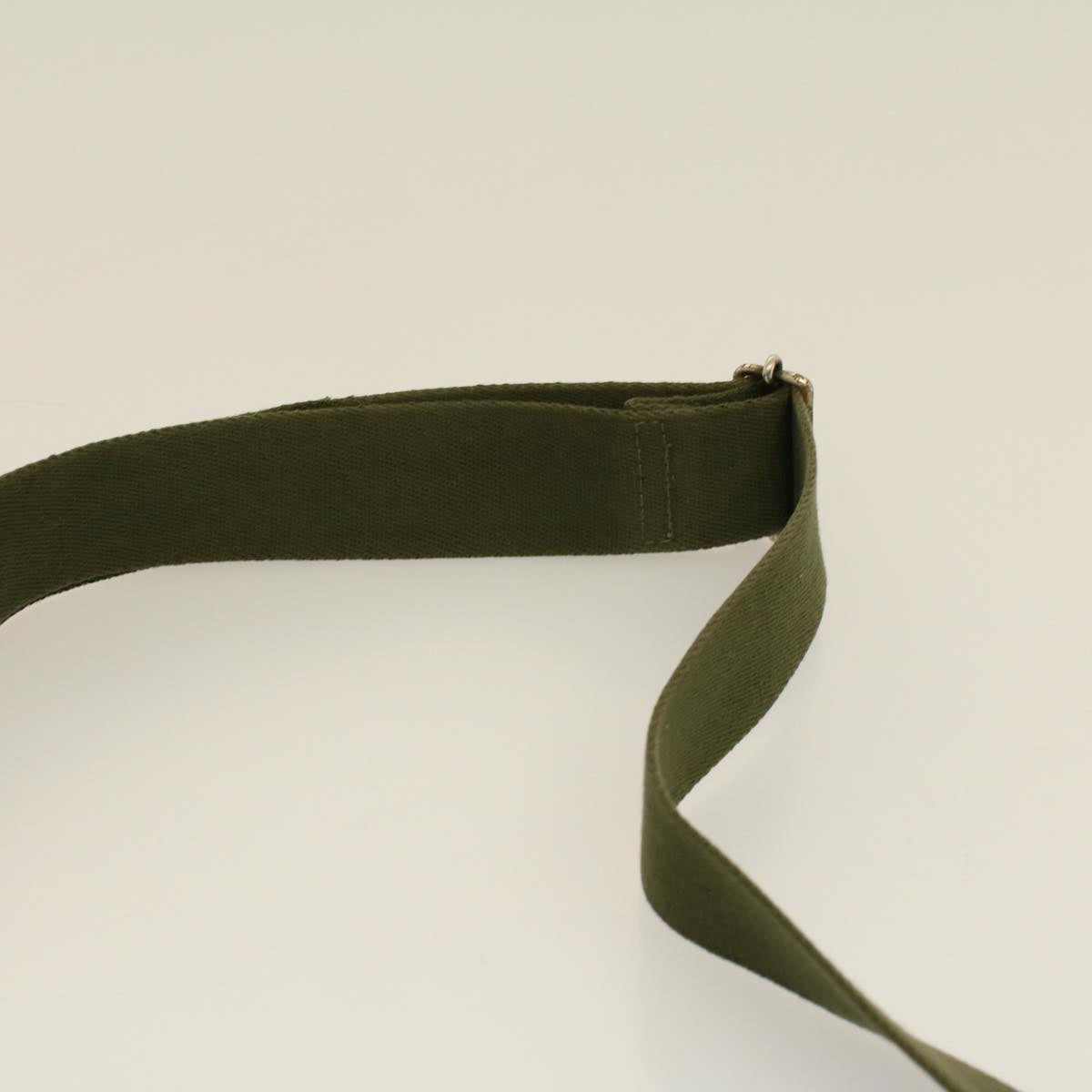 BurberrySs Shoulder Bag Canvas Khaki Auth bs9442