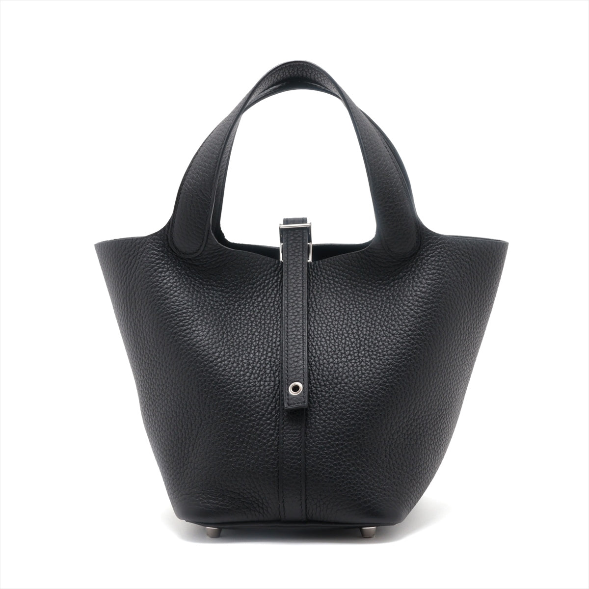 Hermes Picotin Lock 18 PM Clemence Black Silver G