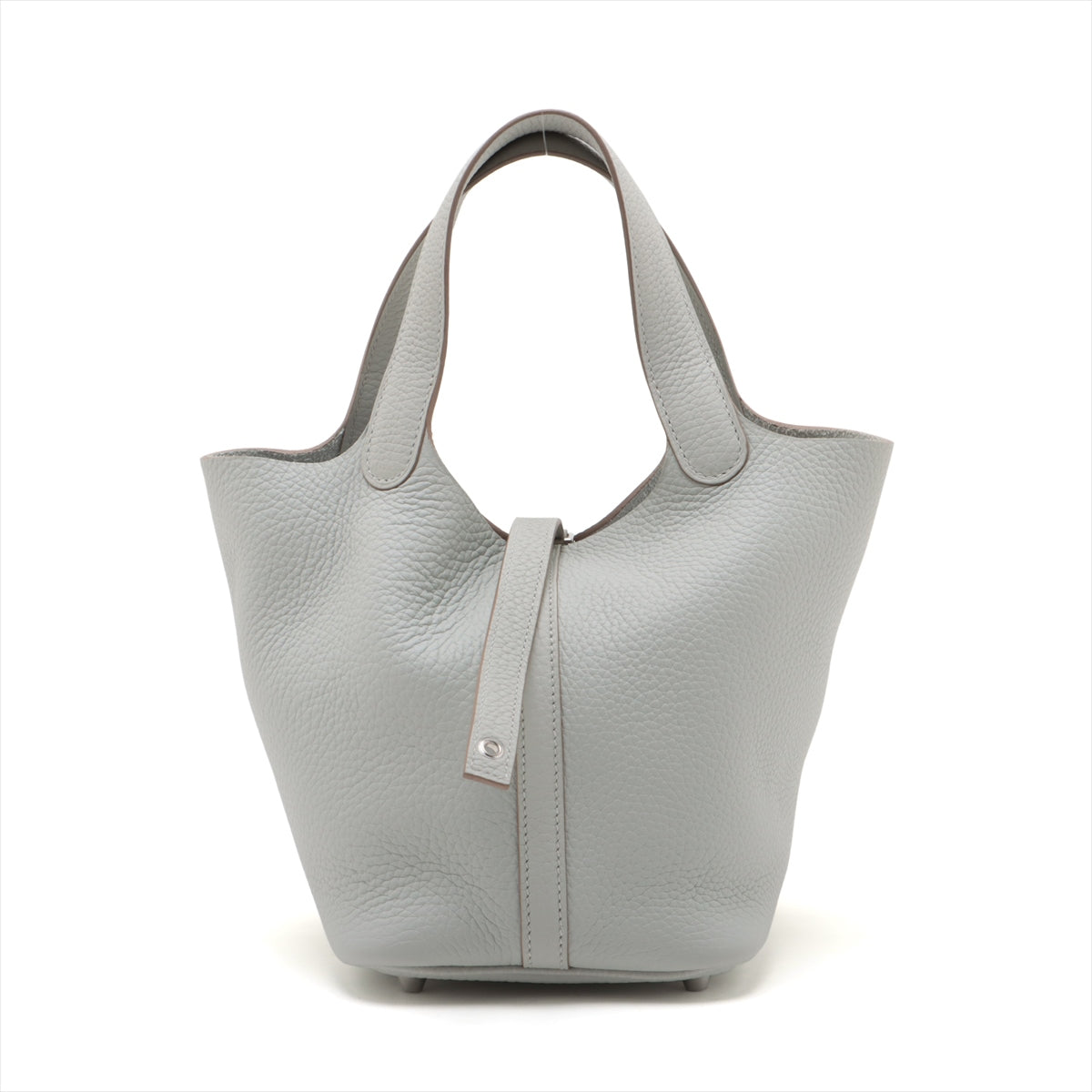 Hermes Picotin Lock PM Clemence Blue Pearl Silver 2020
