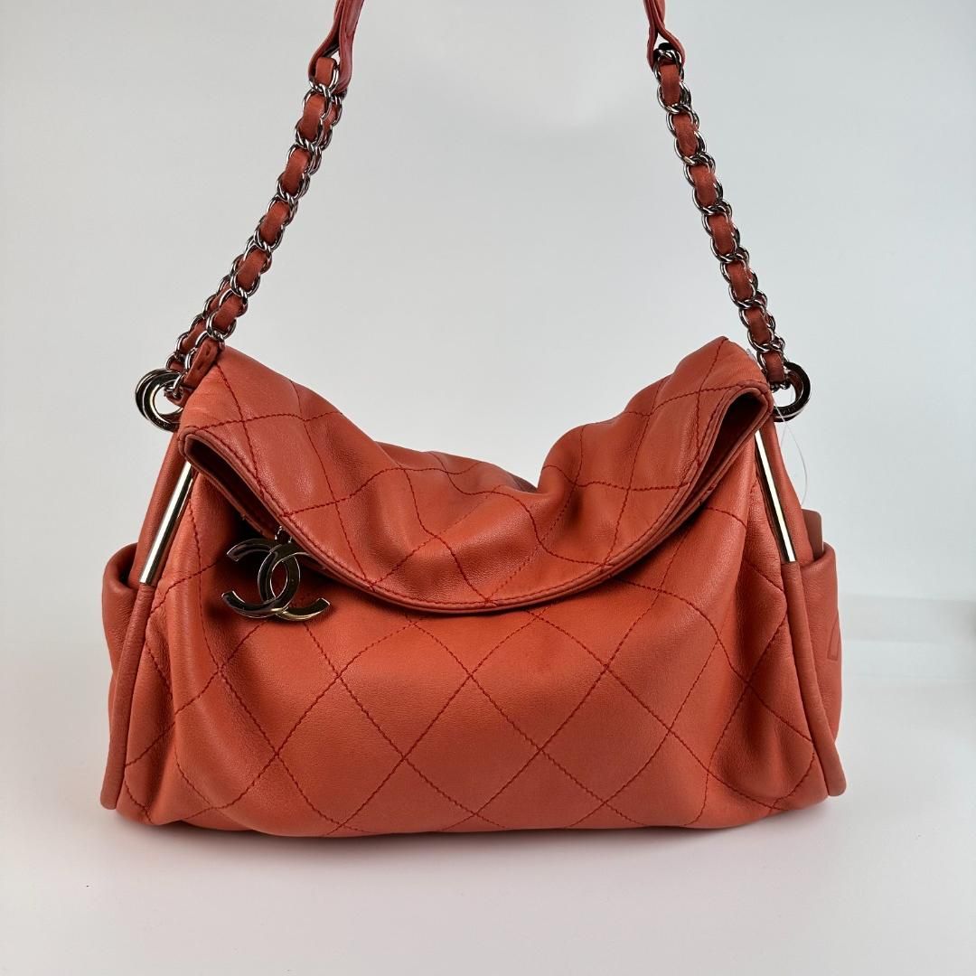 Chanel Small Ultimate Soft Hobo - Orange Shoulder Bags, Handbags MR