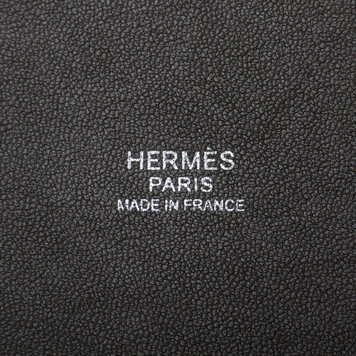 Hermes Picotin Lock 22 MM Ostrich Olive Green Silver G X2016