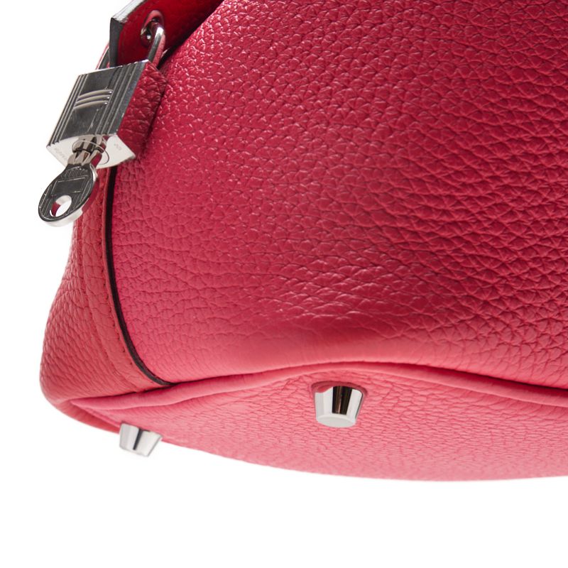 HERMES ERMES Picotin Lock PM Violet Handbag al Clemence Brunel Rouge (Silver G) Handbag Handbag Lady Handbags 【 Delivery】 Vintage s Online