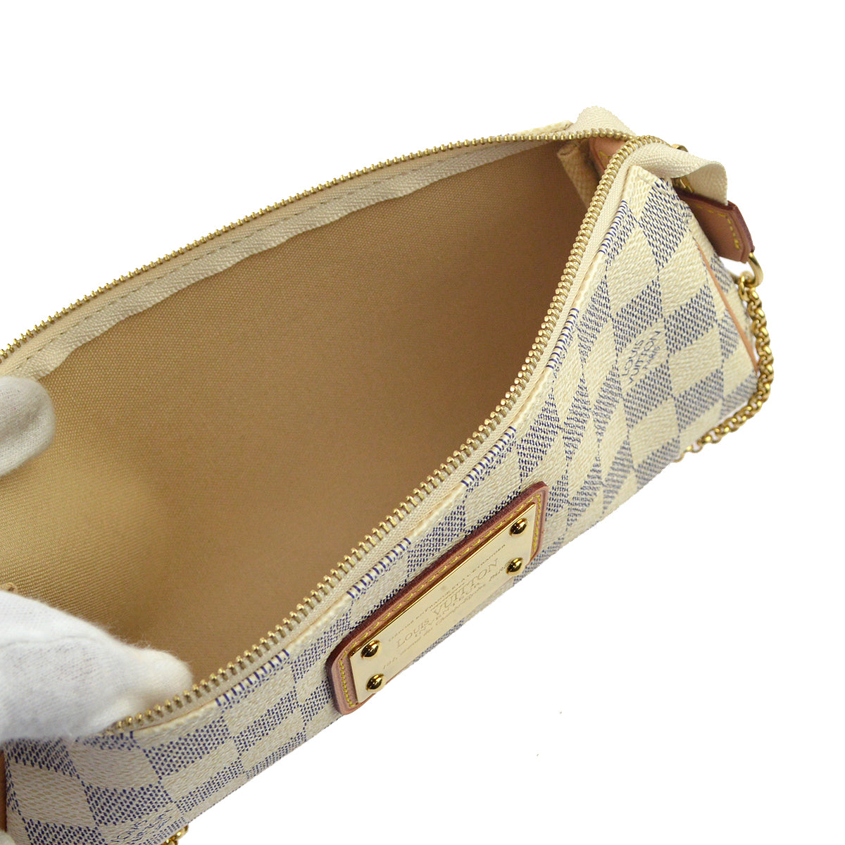 Louis Vuitton 2009 Damier Azur Eva 2way Shoulder HandBag N55214