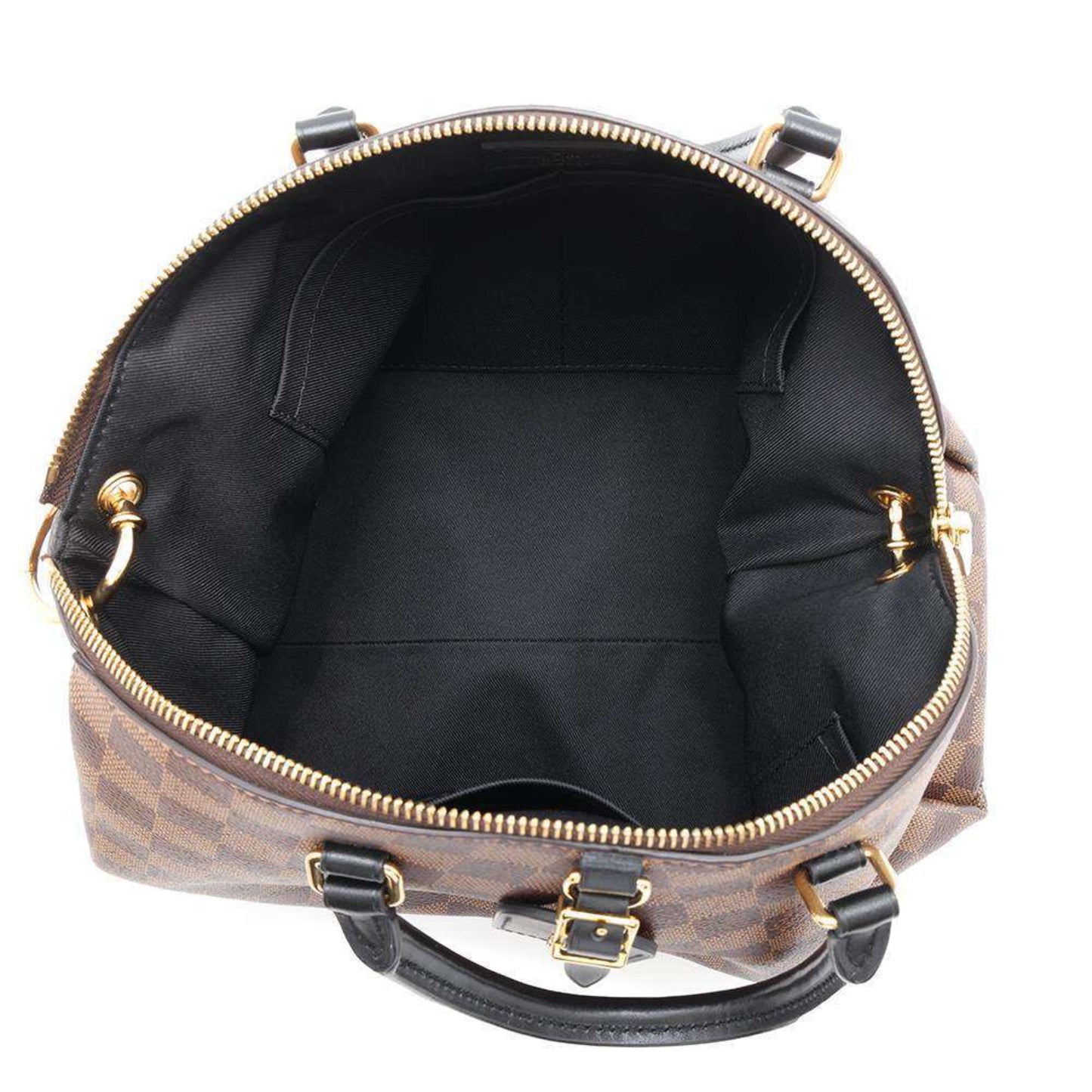 Louis Vuitton Damier Canvas Ebene Noir Damier Canvas Shoulder Bag Tote Bag