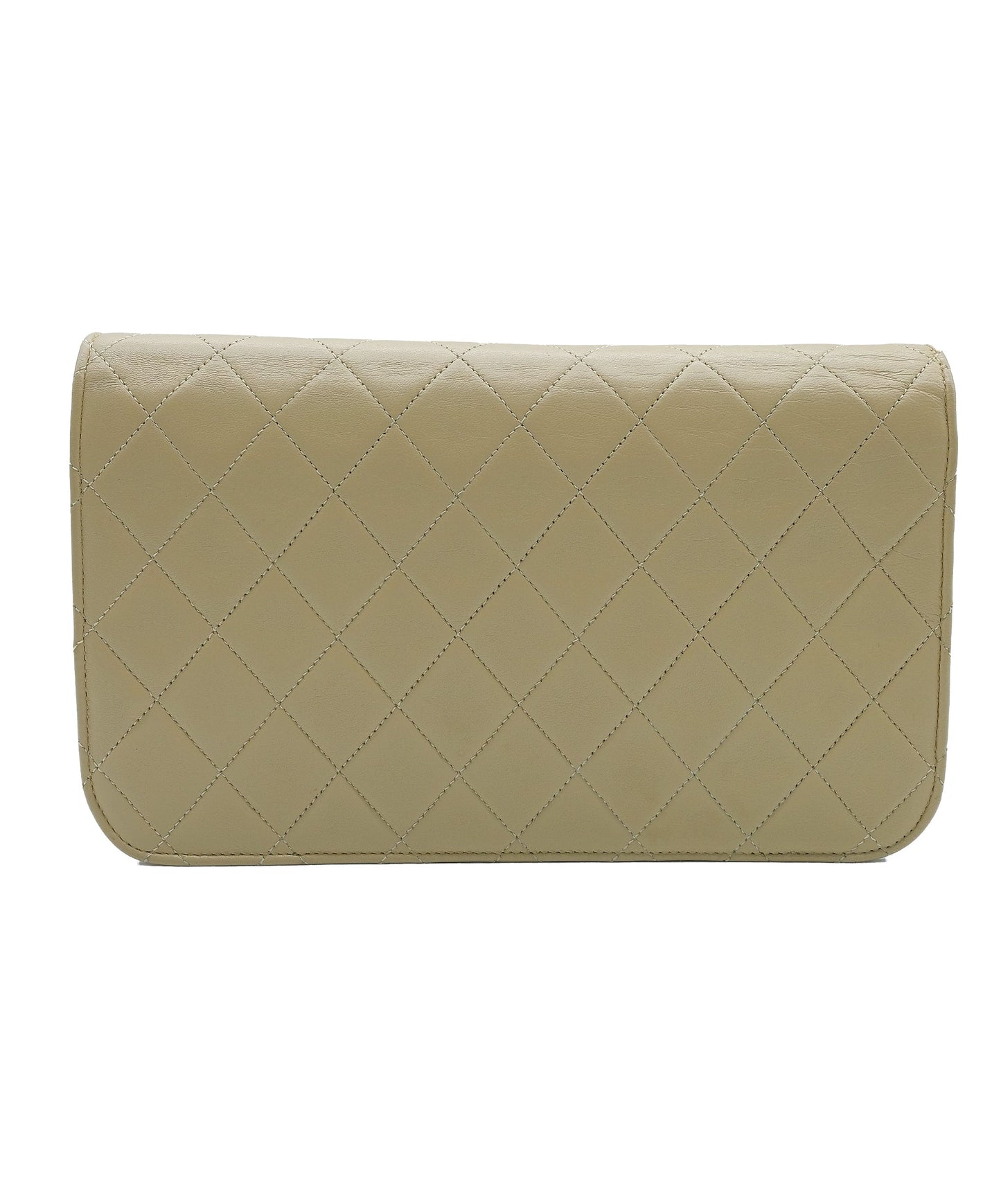 Chanel Matelasse Chain Shoulder Bag Leather Beige 90181284 RJL1913