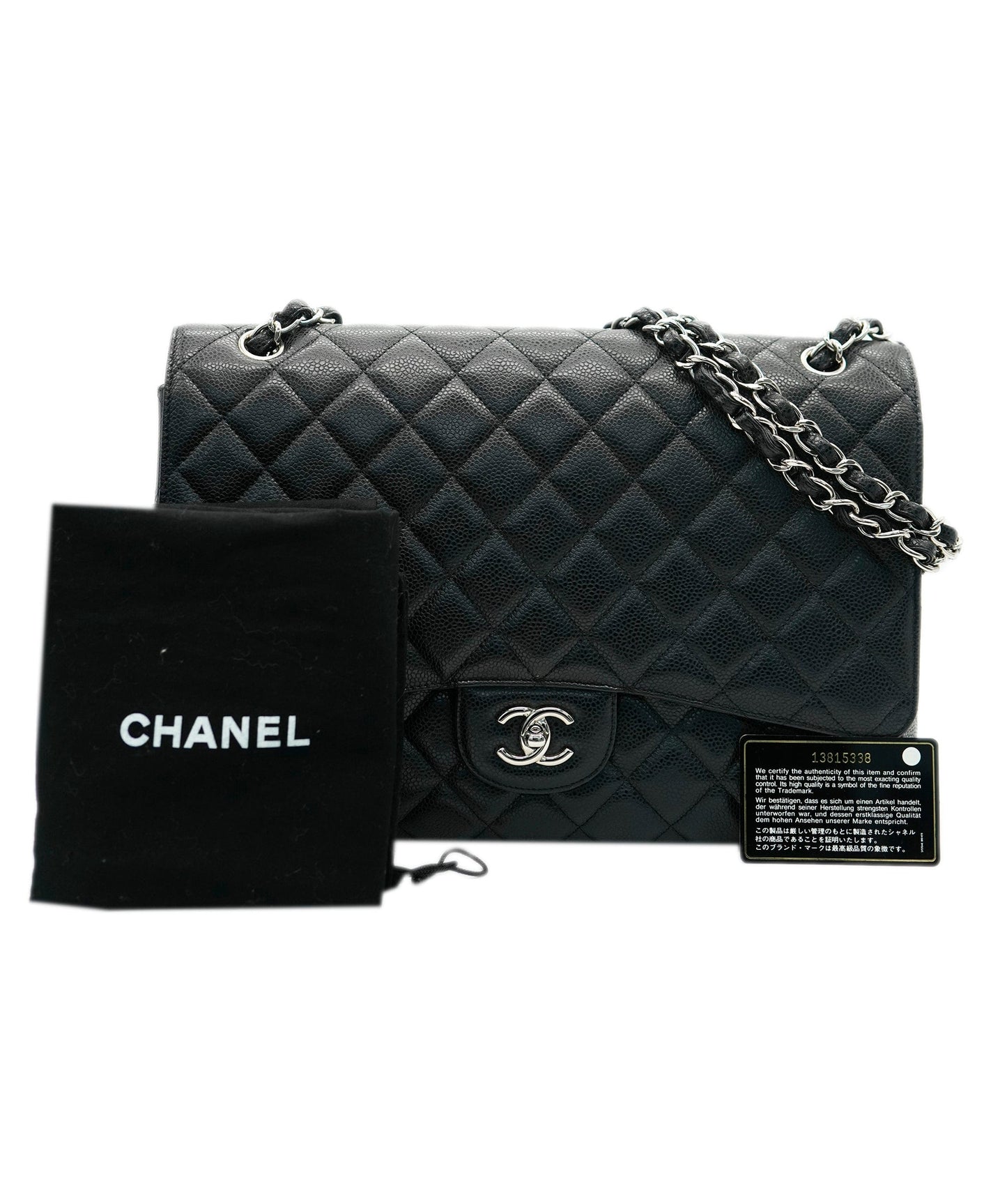 Chanel Maxi Caviar Shoulder Bag ALC1767