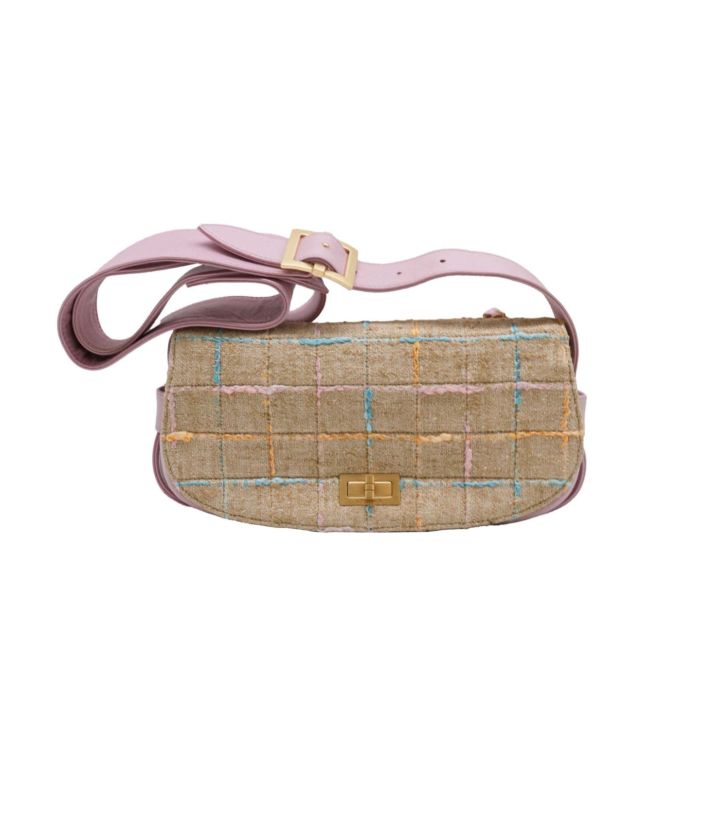Chanel Vintage Hand Shoulder Tweed Bag - DXBS1413