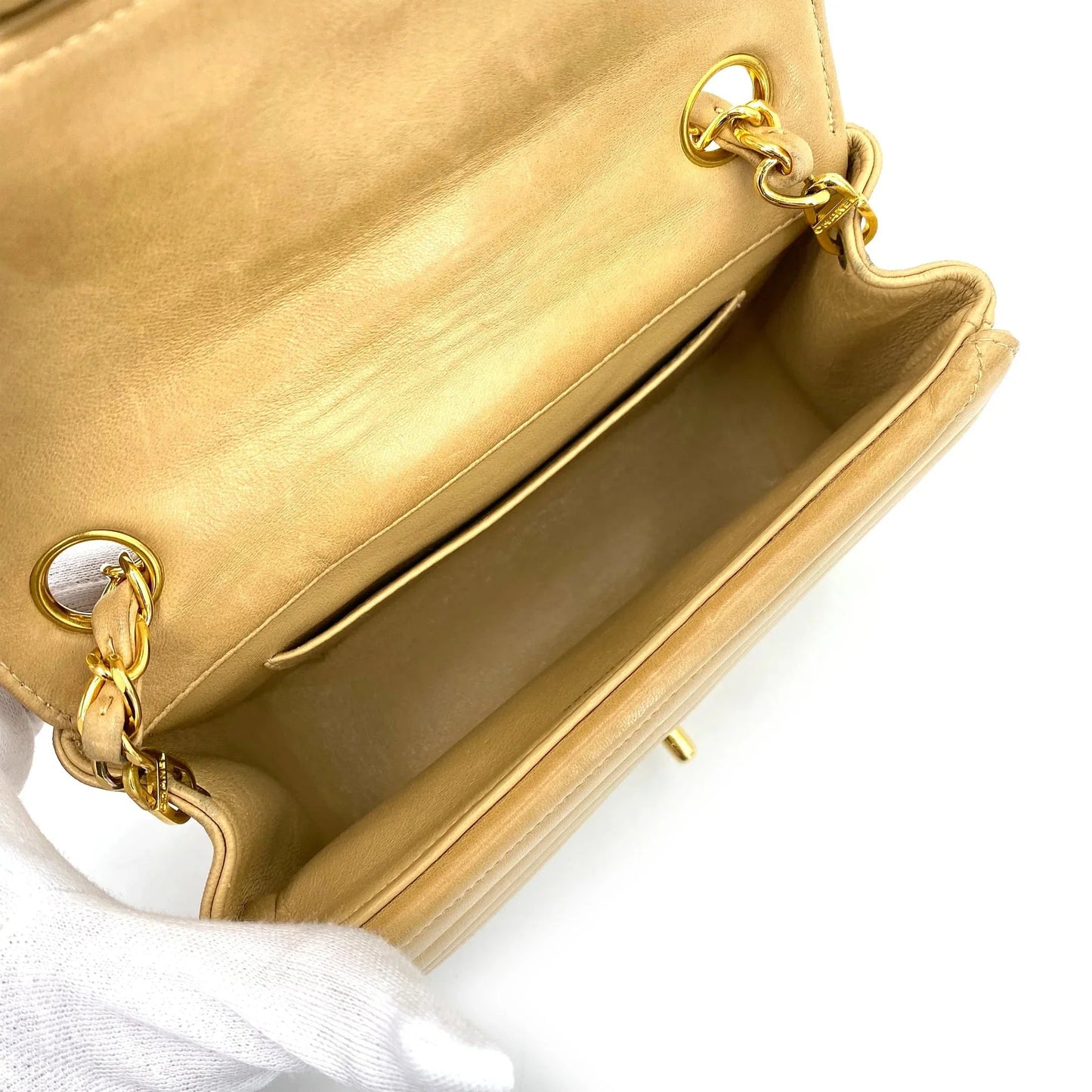 CHANEL VINTAGE MINI MADEMOISELLE CHAIN SHOULDER BAG DXBS0096