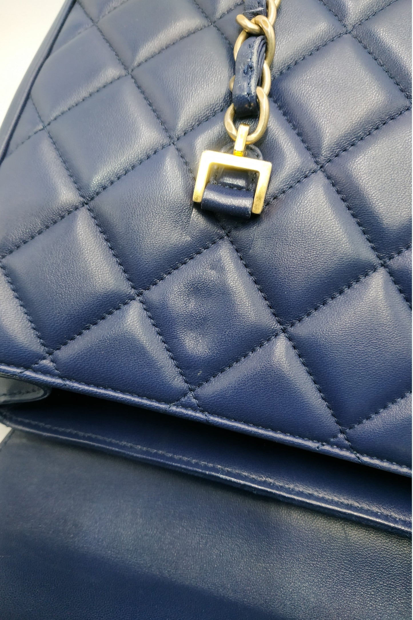 Quilted Lambskin CC Shoulder Flap Bag