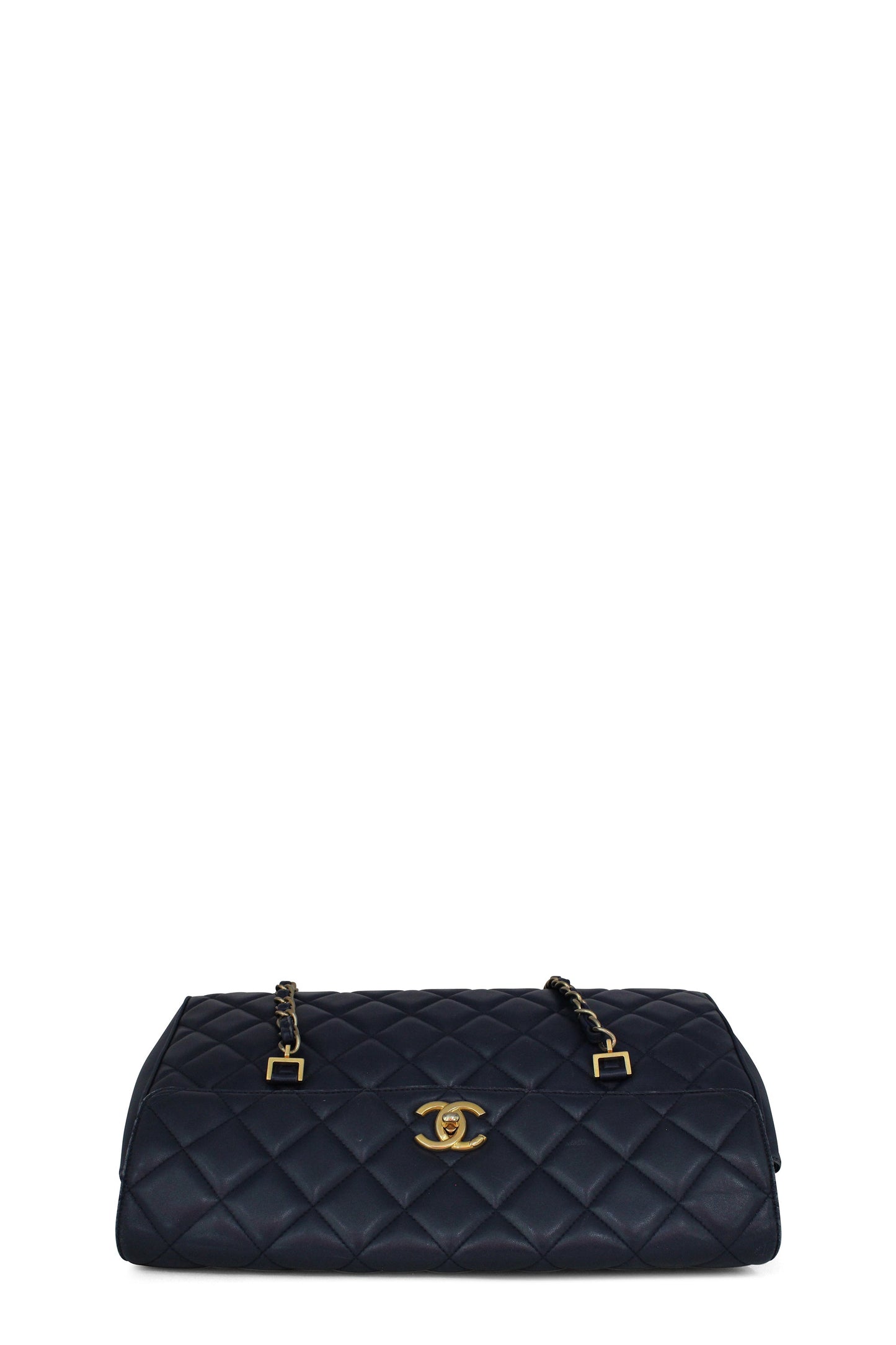 Quilted Lambskin CC Shoulder Flap Bag