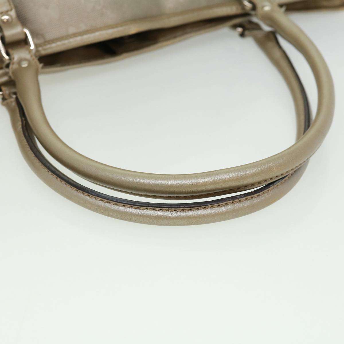 GUCCI GG Canvas Tote Bag Silver cl184