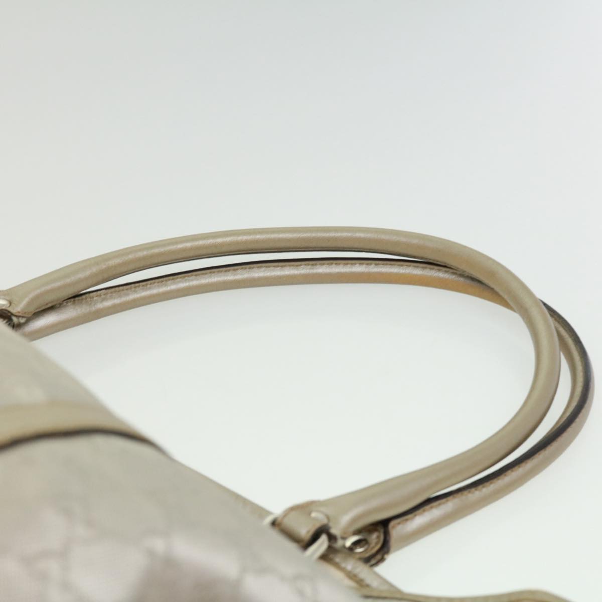 GUCCI GG Canvas Tote Bag Silver cl184