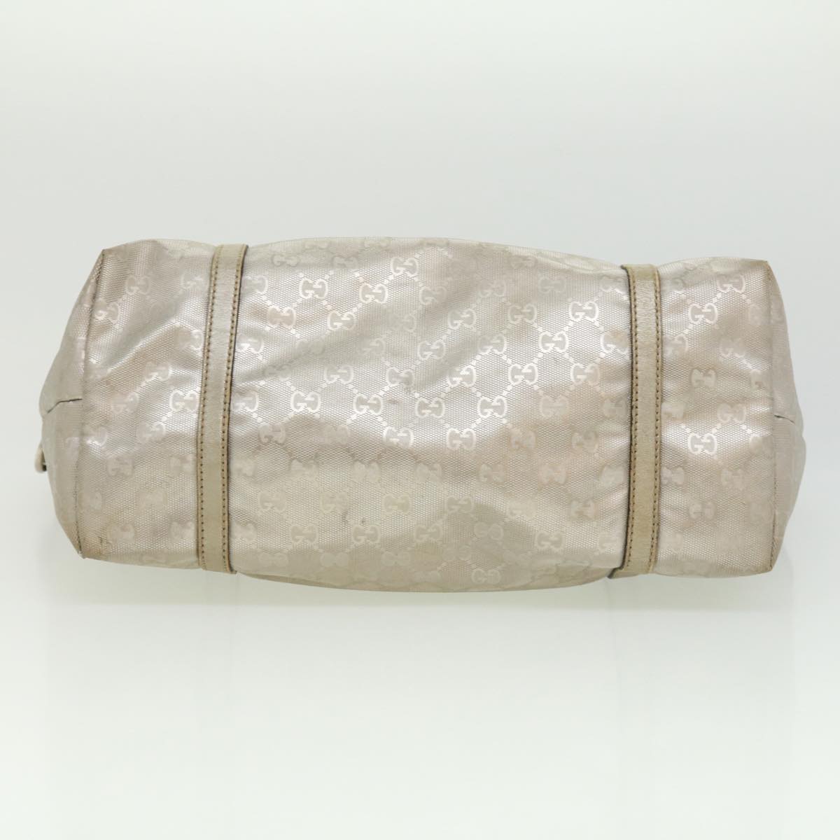 GUCCI GG Canvas Tote Bag Silver cl184