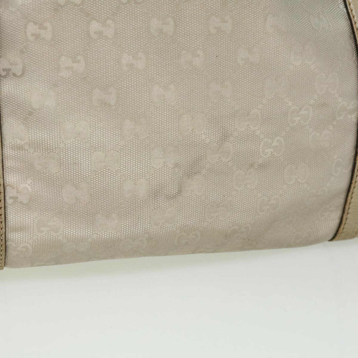 GUCCI GG Canvas Tote Bag Silver cl184