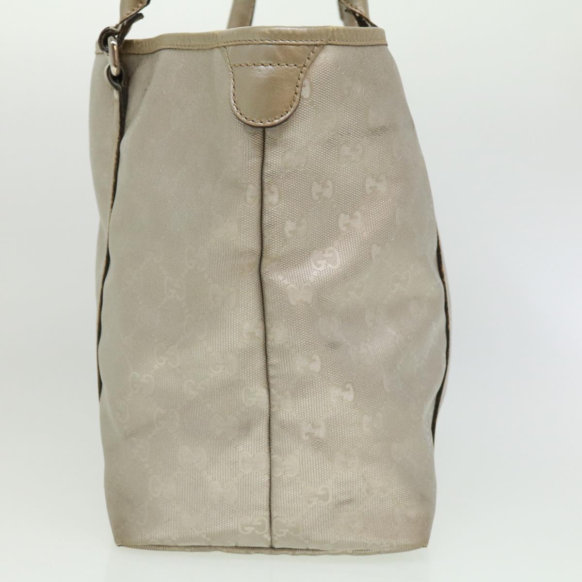 GUCCI GG Canvas Tote Bag Silver cl184