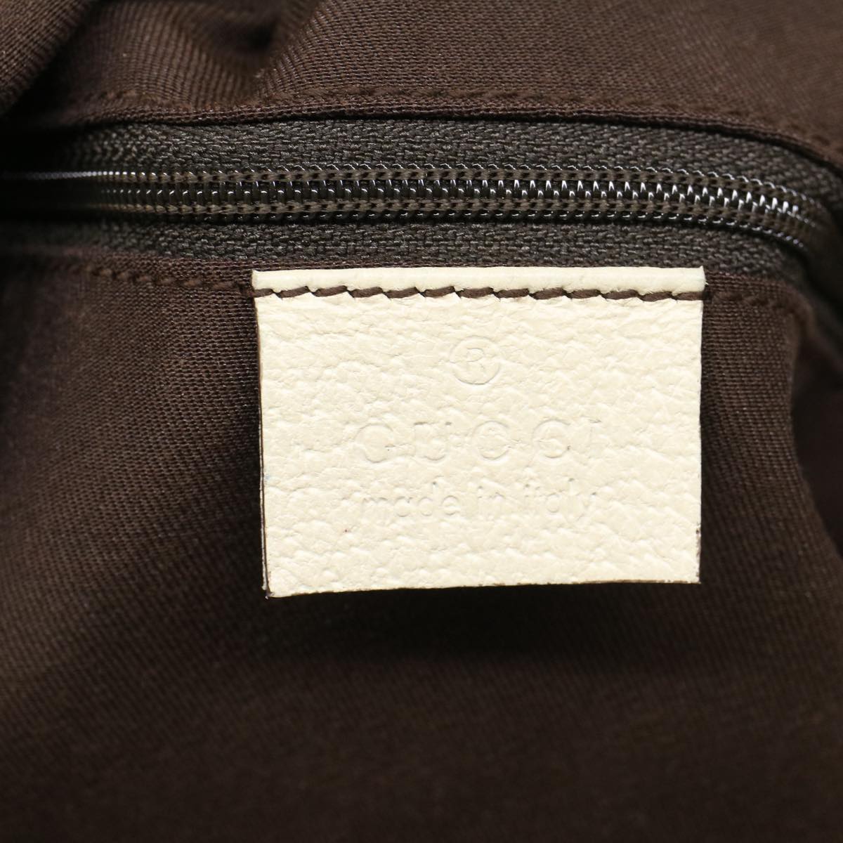 GUCCI GG Canvas Shoulder Bag Beige White 121023 cl571