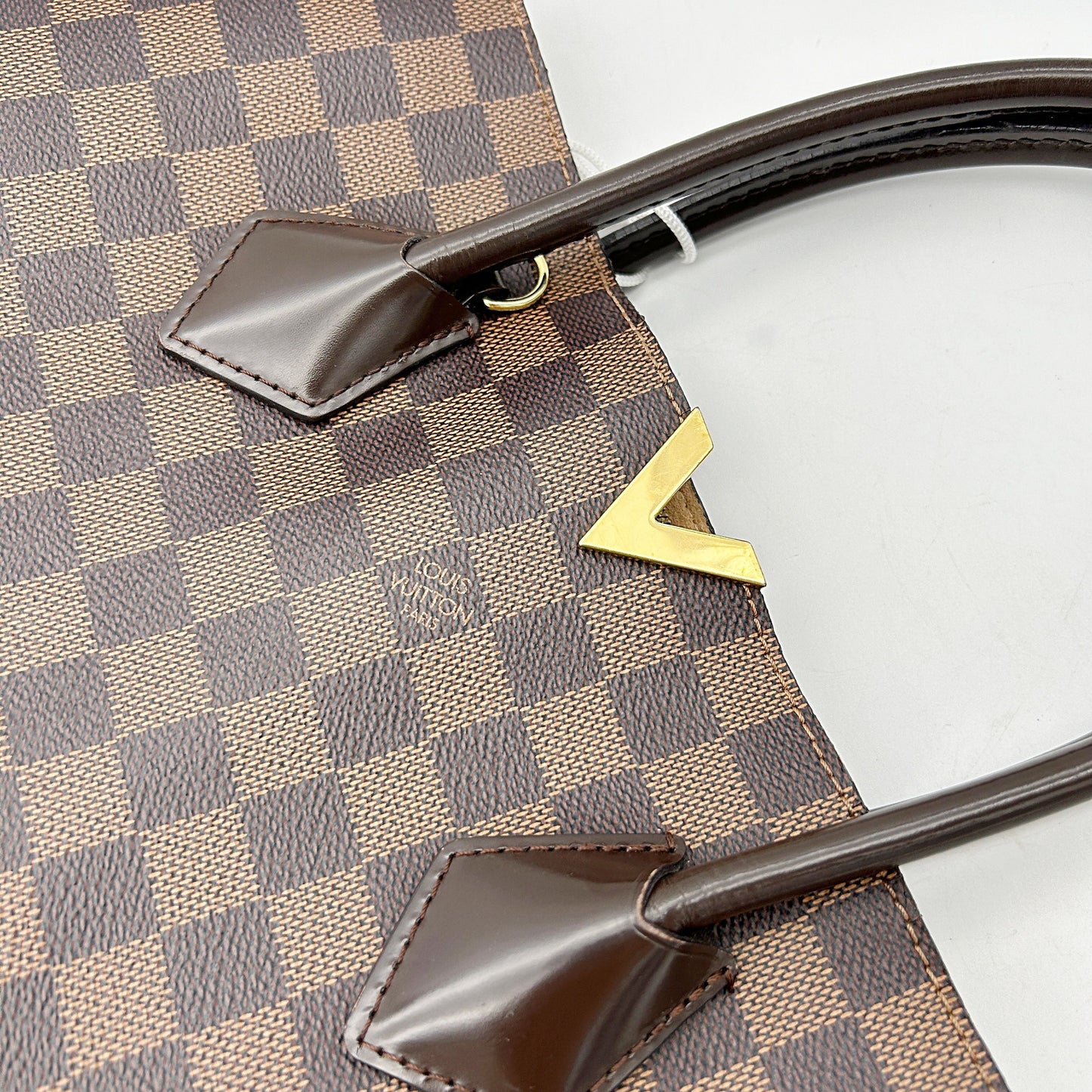 Louis Vuitton Damier Ebene Kensington - Brown Shoulder Bags, Handbags LA26134