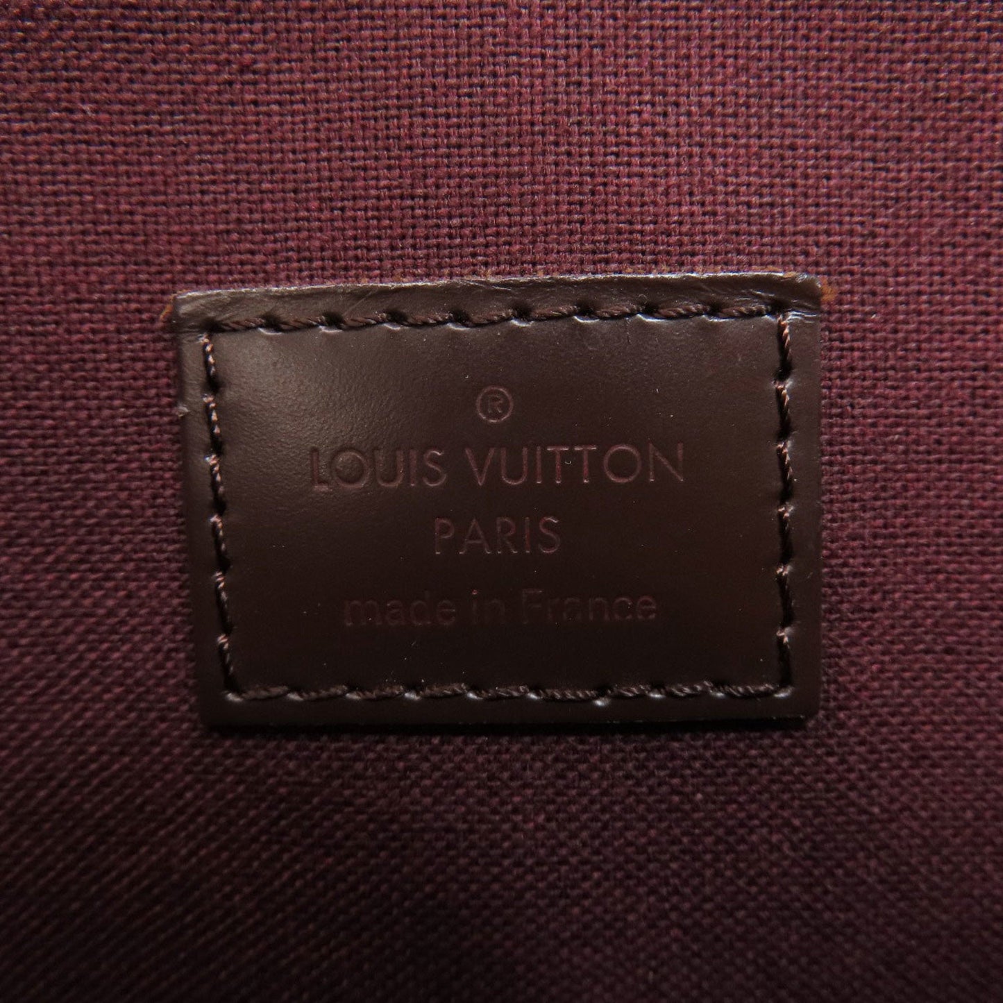 Louis Vuitton Damier Canvas Ebene Damier Canvas Shoulder Bag