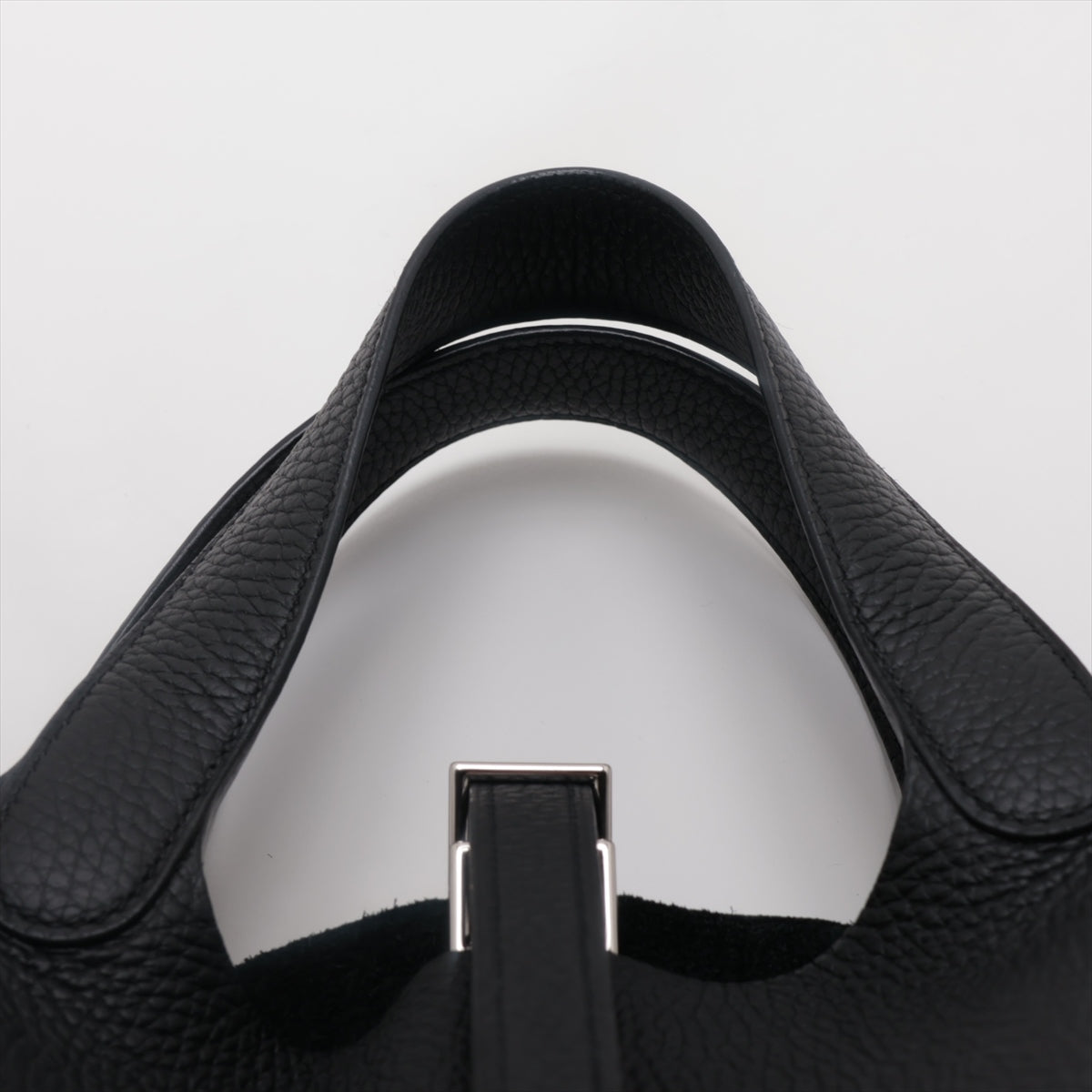 Hermes Picotin Lock 18 PM Clemence Black Silver G