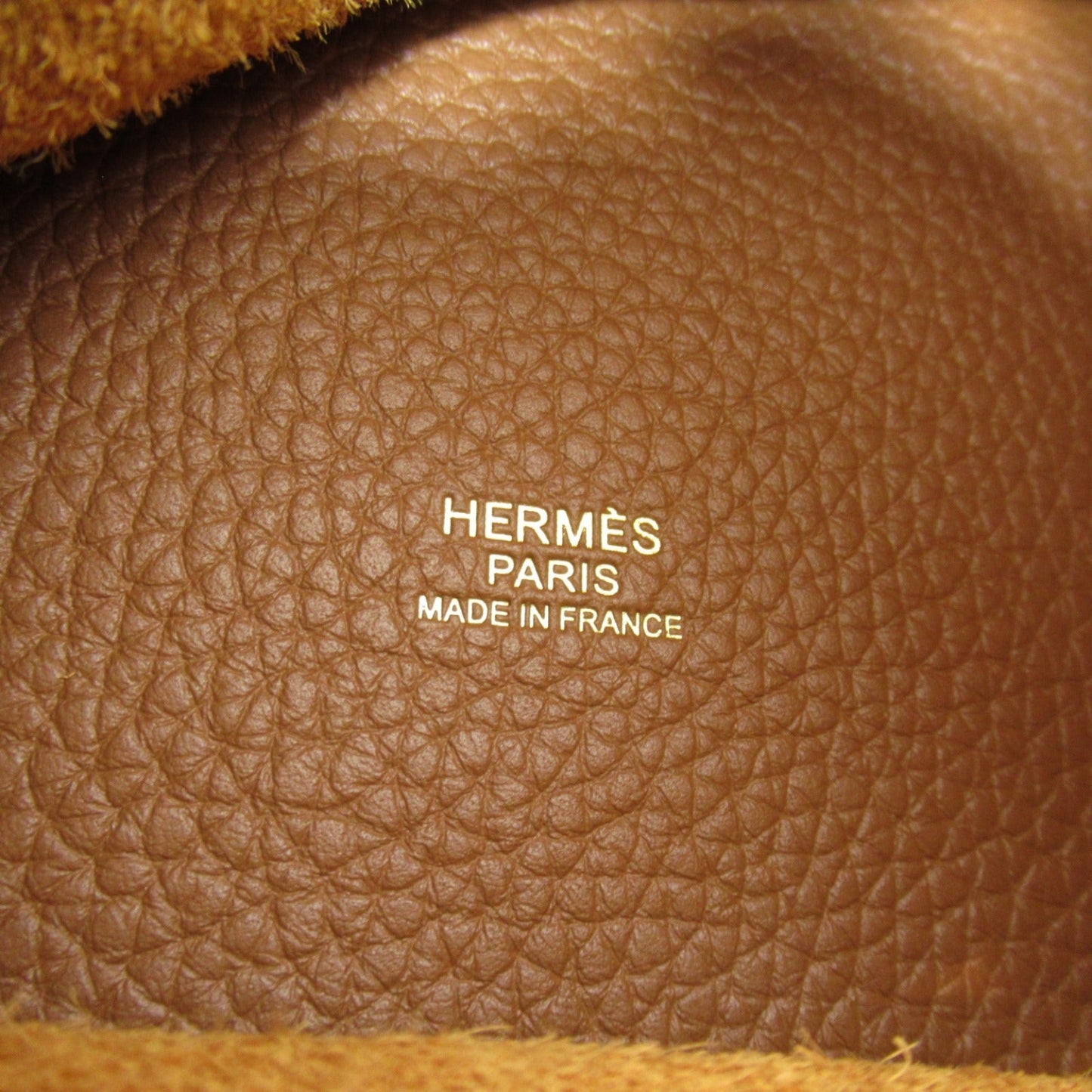 Hermes Picotin Lock PM G Handbag Handbag Handbag Leather Togo Brown 056289CC
