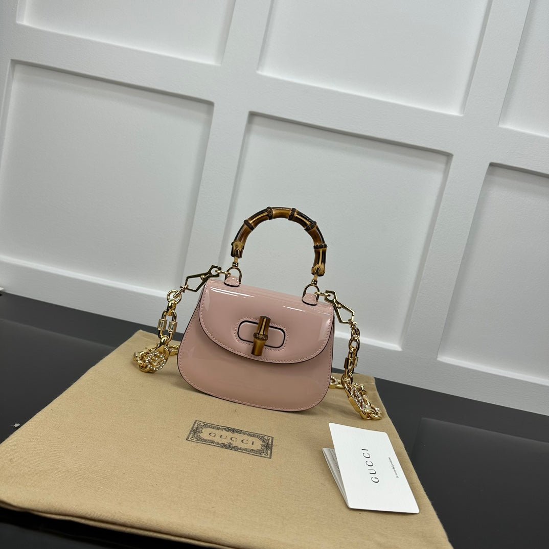 BOLSA GUCCI BAMBOO 1947 PEQUENA