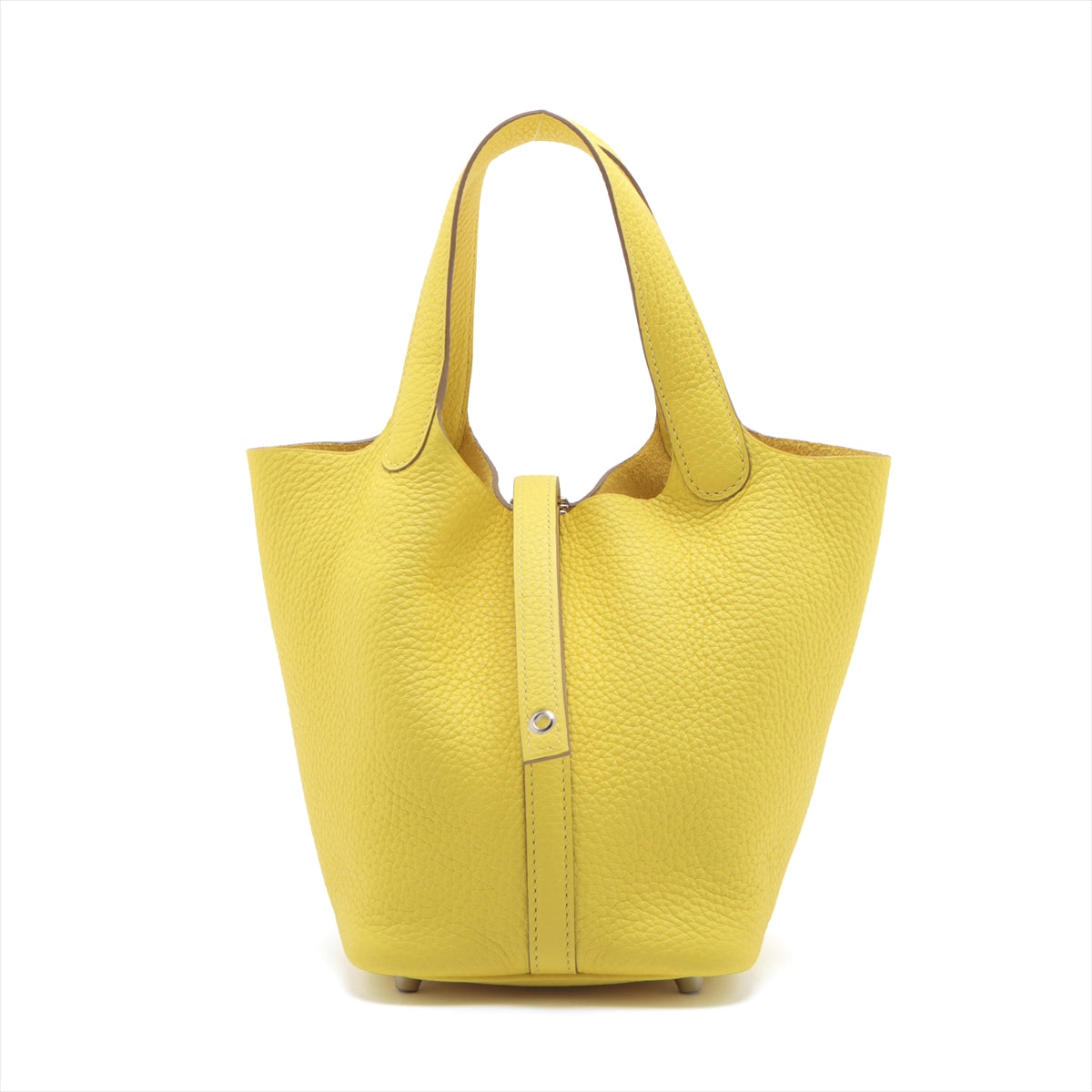 Hermes Picotin Lock PM Clemence Lime Silver U 2022