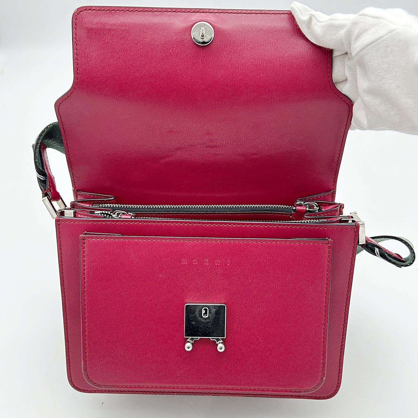 Marni Lather Crossbody Bag - Pink Crossbody Bags, Handbags LA19912