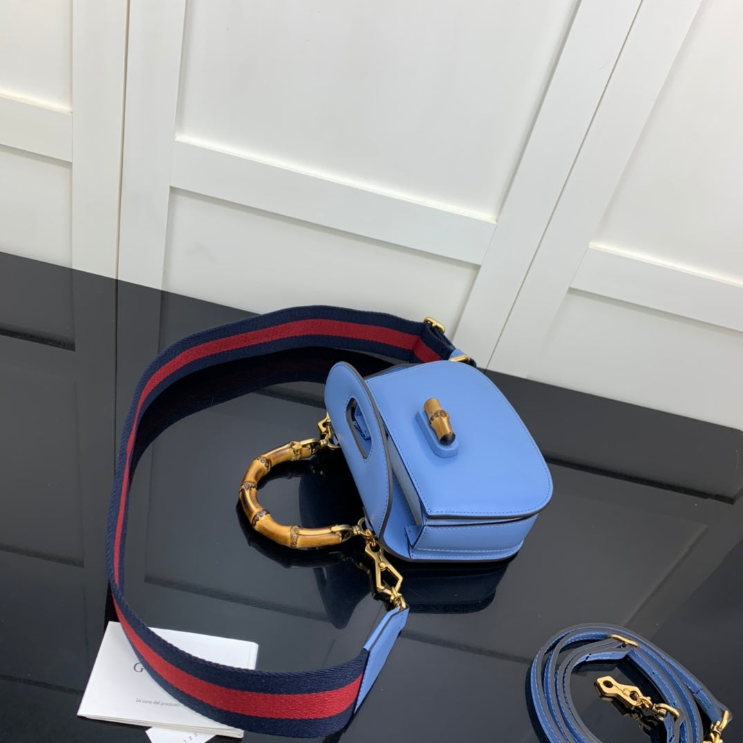 BOLSA GUCCI BAMBOO 1947 PEQUENA 17