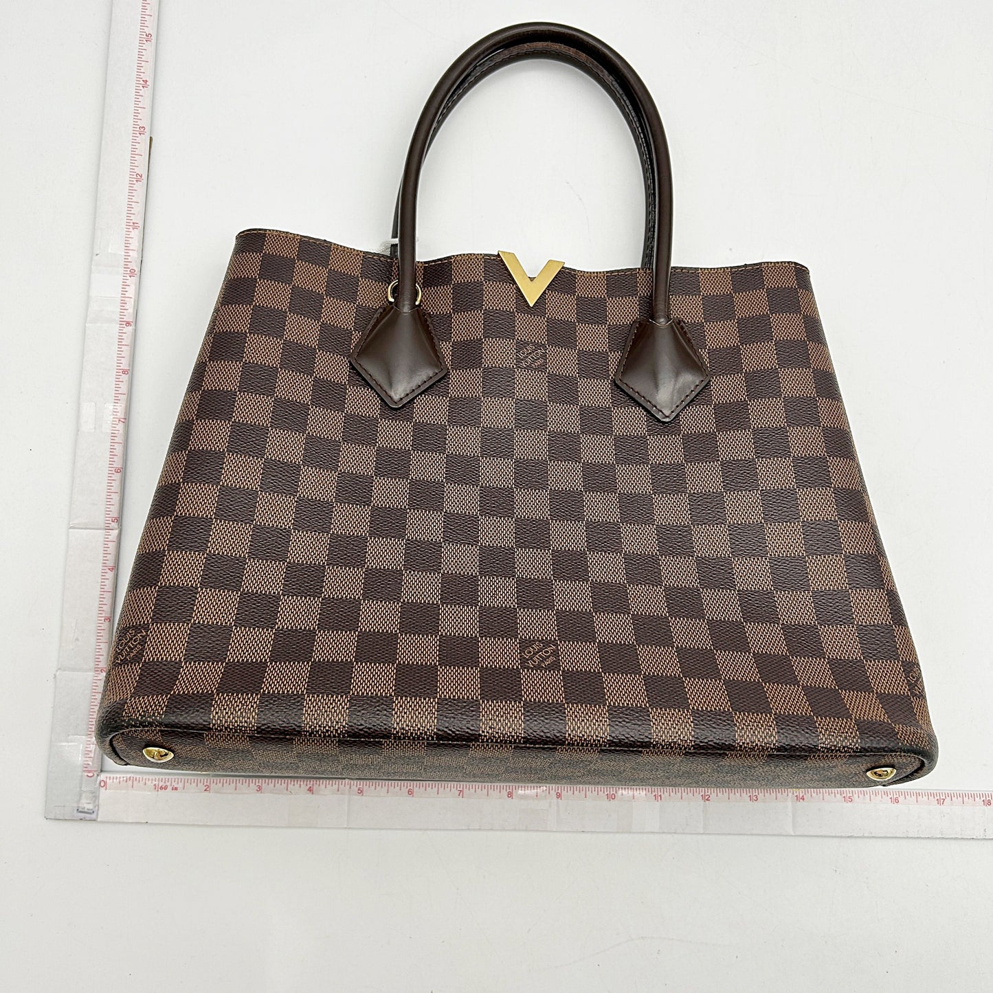 Louis Vuitton Damier Ebene Kensington - Brown Shoulder Bags, Handbags LA26134