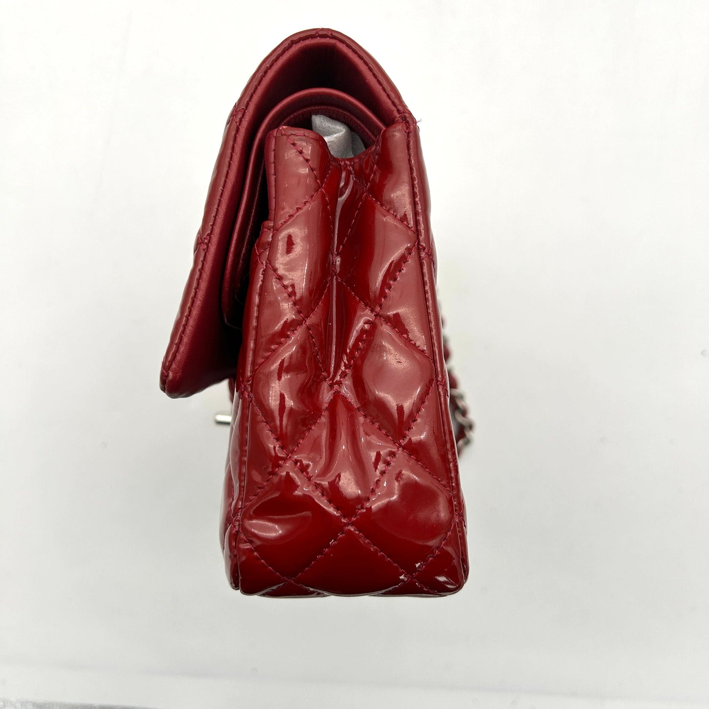 Chanel Classic Patent Maxi Double Flap Bag - Red Shoulder Bags, Handbags AF