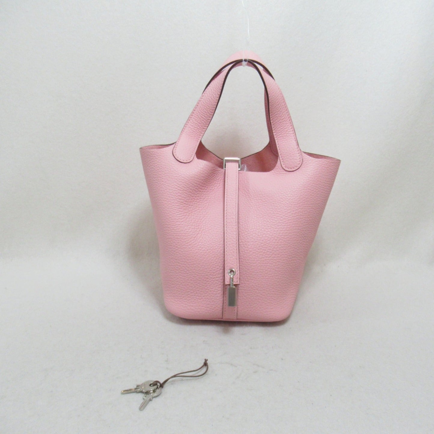 Hermes Picotin Lock PM Rose Sacca Handbag Handbag Handbag Leather ant Pink Collector