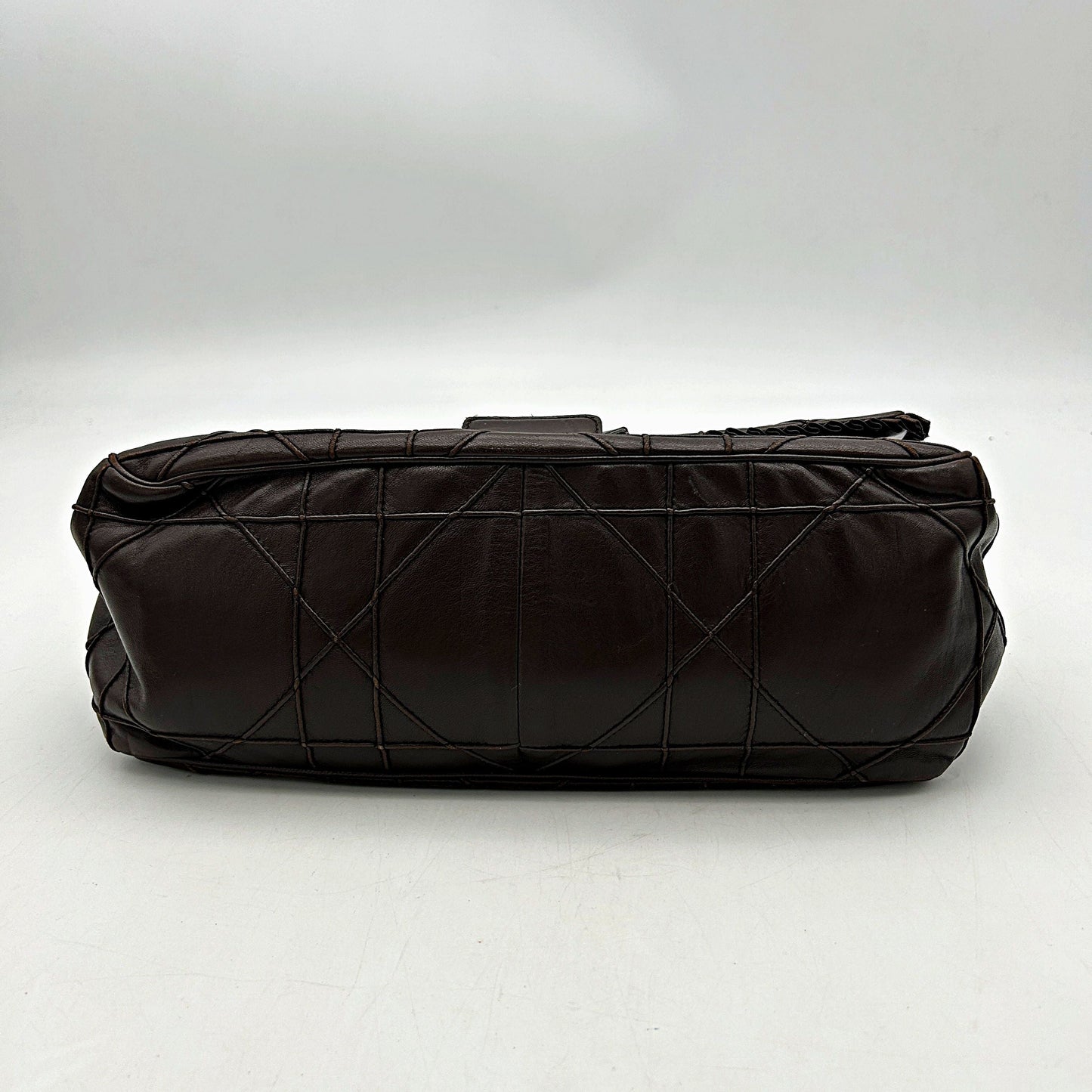 Christian Dior Cannage New Lock Ruffle Bag - Black Shoulder Bags, Handbags LA16619