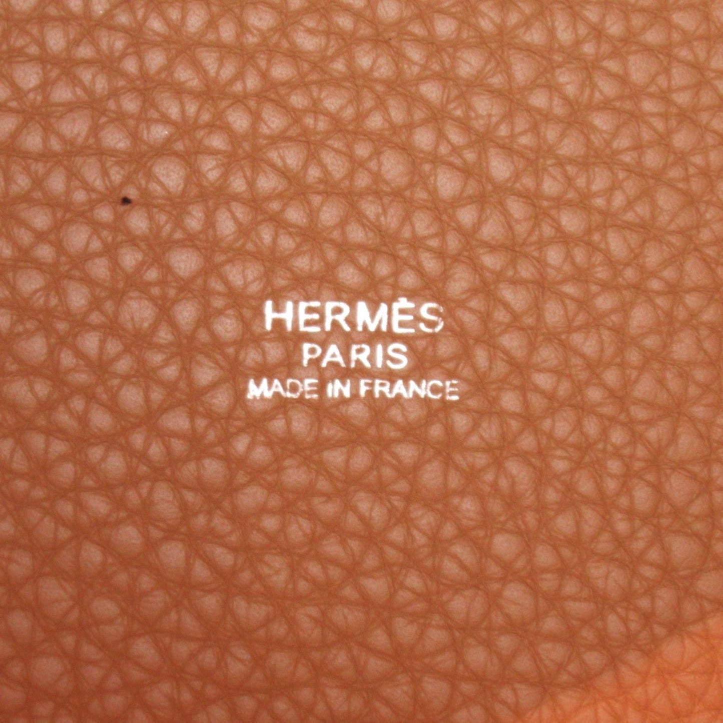 Hermes Picotin PM Biscuituit Handbag Bag Trio Clemence Brown
