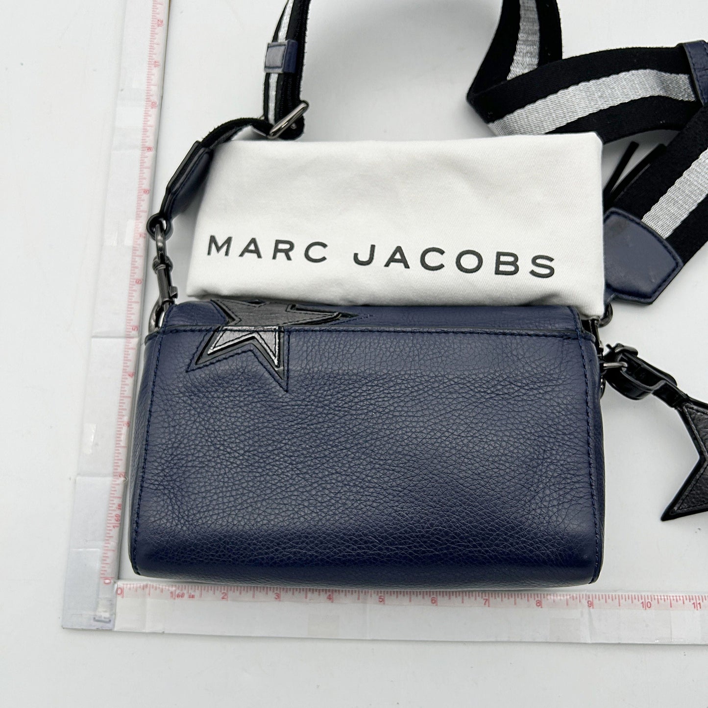 Marc Jacobs Star Embellished Leather Crossbody Bag - Blue Crossbody Bags, Handbags LA17026