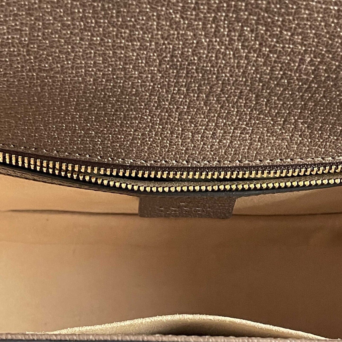 GUCCI GG Supreme Monogram Web Small Ophidia Flap Messenger Brown Crossbody Bag