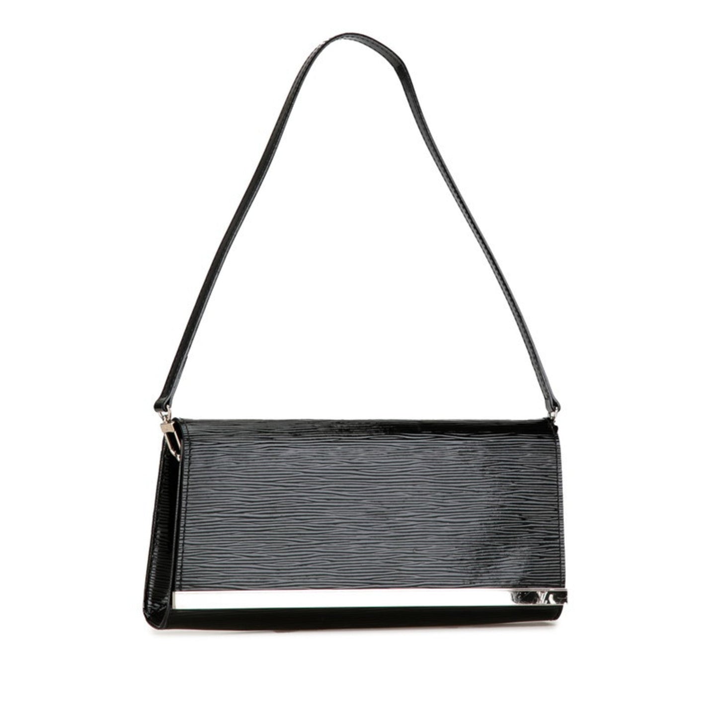 Louis Vuitton Noir Patent Leather Pochette Shoulder Bag