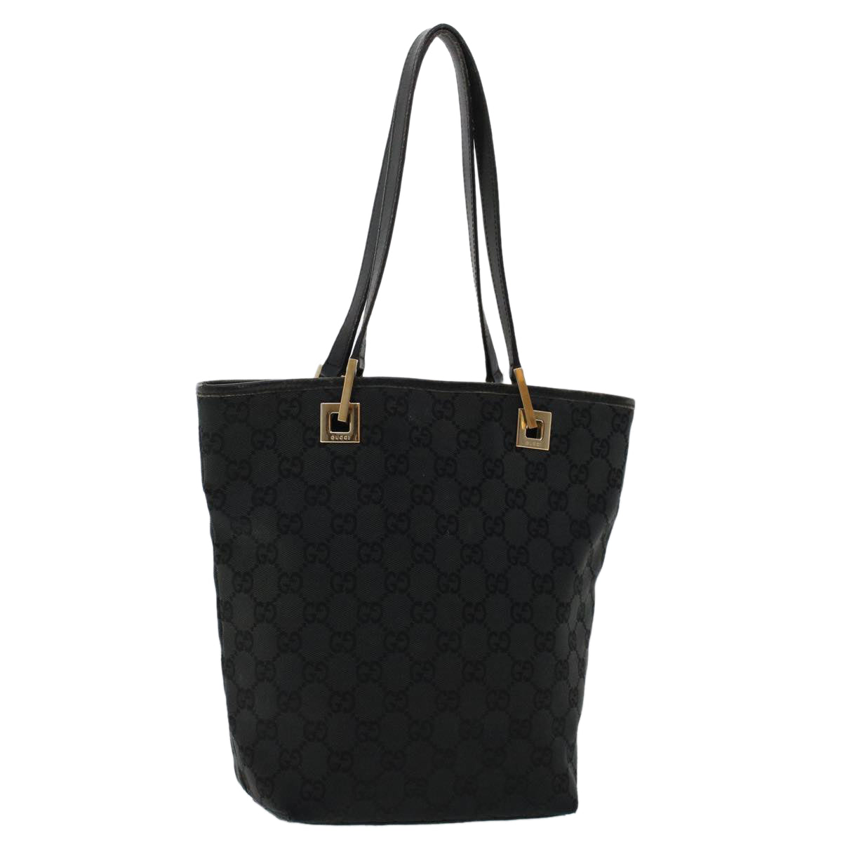 GUCCI GG Canvas Shoulder Bag Black 0021099 002058 ep1111