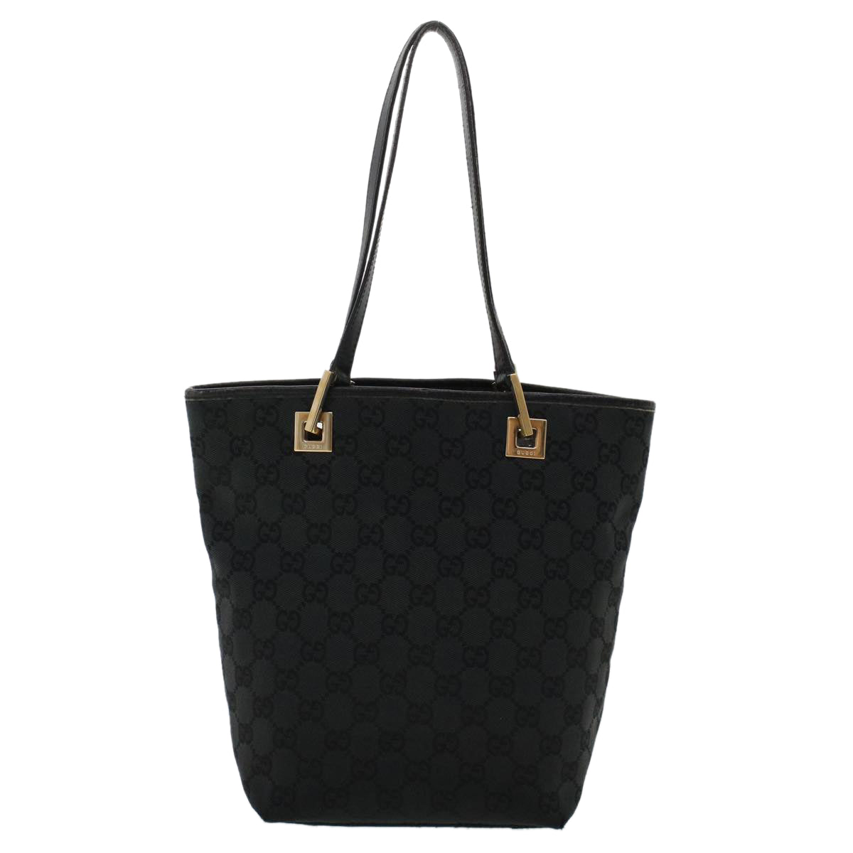GUCCI GG Canvas Shoulder Bag Black 0021099 002058 ep1111
