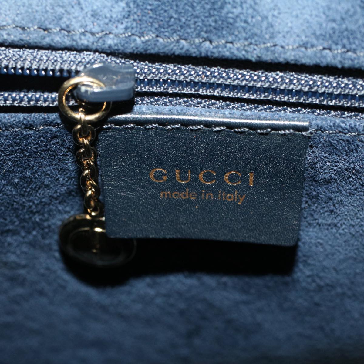 GUCCI Bamboo Shoulder Bag Leather Black ep1264