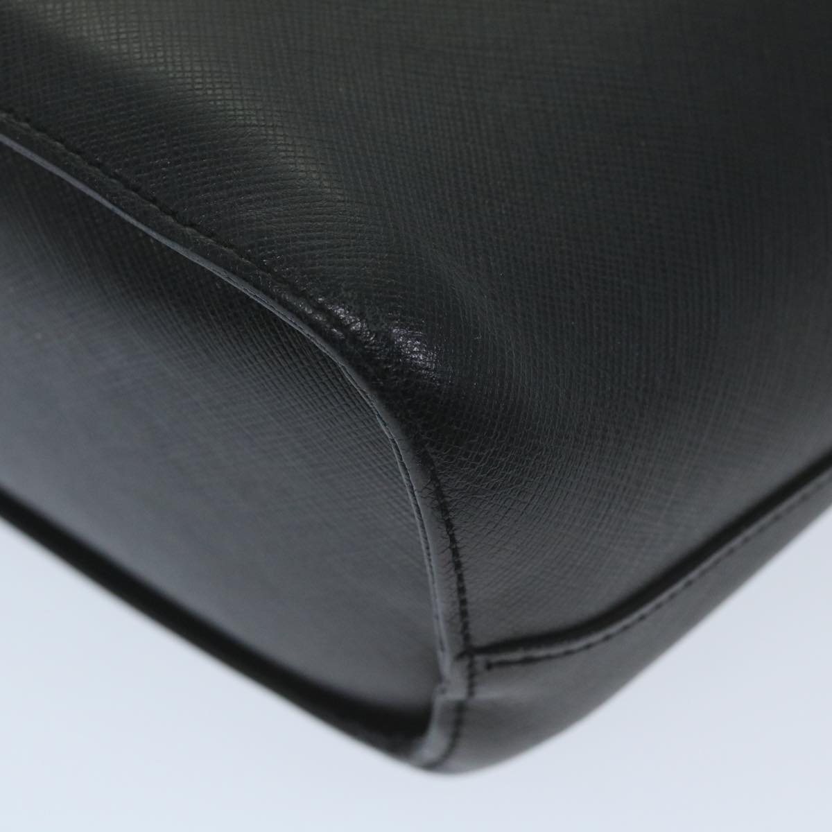 BurberrySs Shoulder Bag Leather Black Auth ep2237