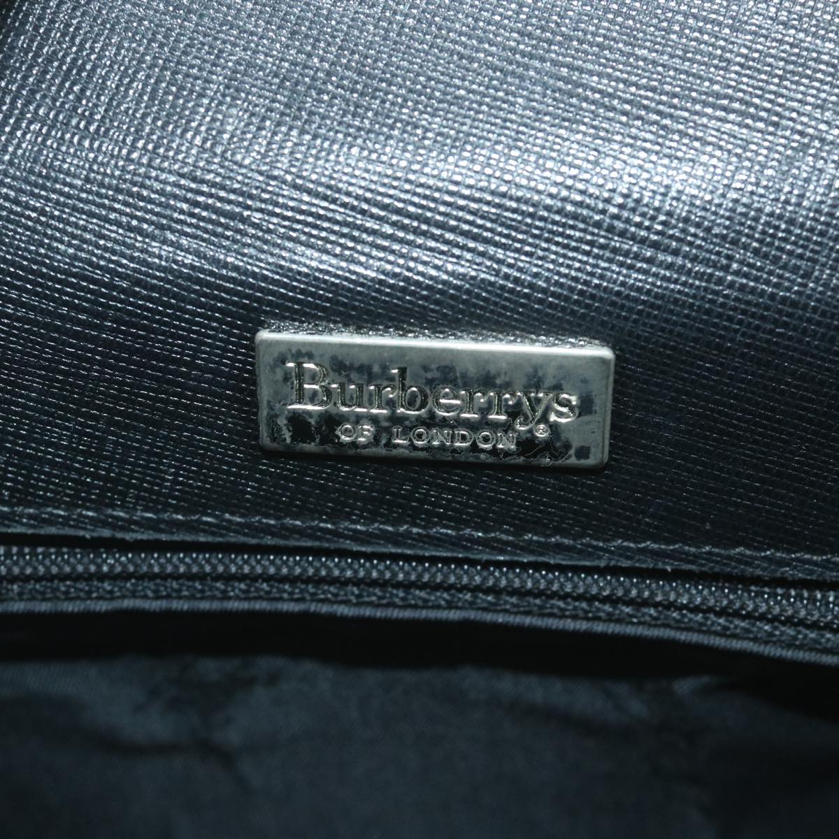BurberrySs Shoulder Bag Leather Black Auth ep2237
