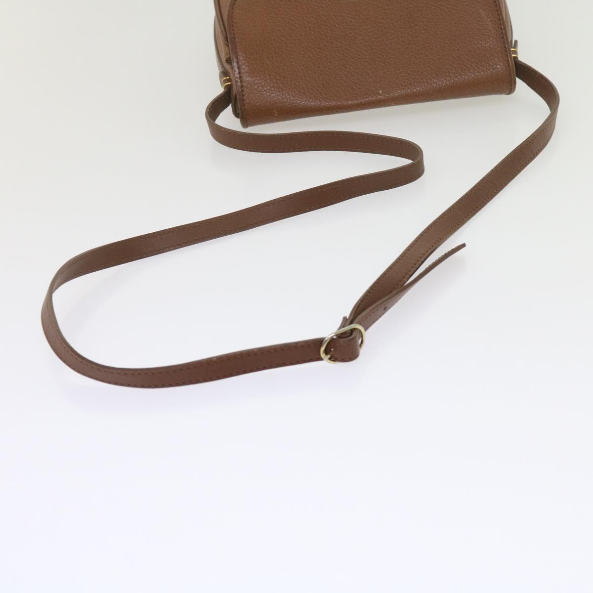 BurberrySs Shoulder Bag Leather Brown Auth ep2643