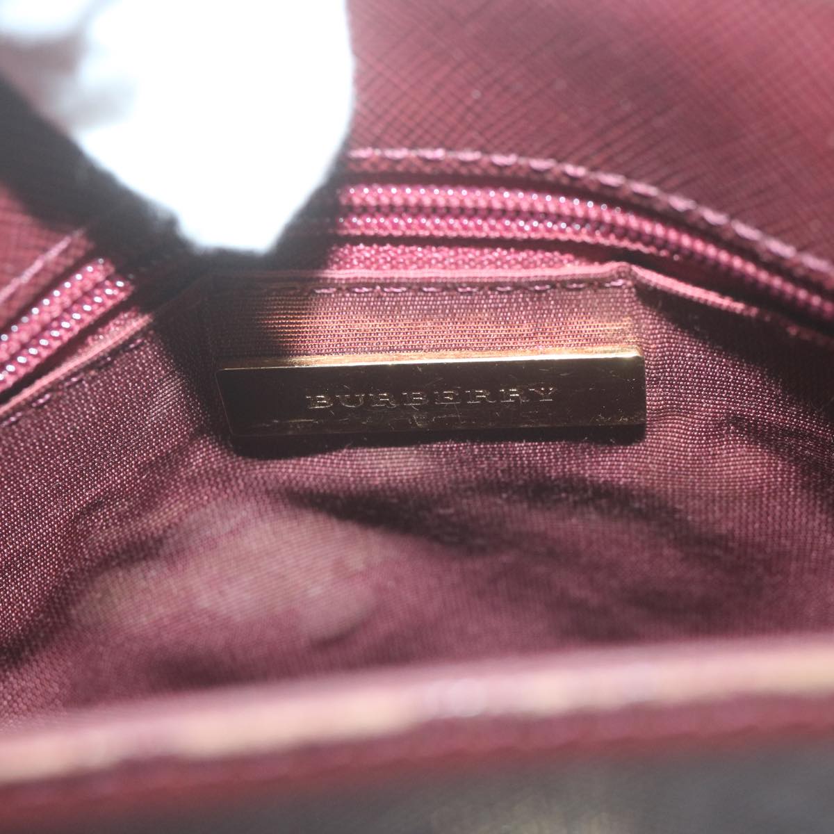 Burberry Nova Check Shoulder Bag Canvas Beige Auth ep3200