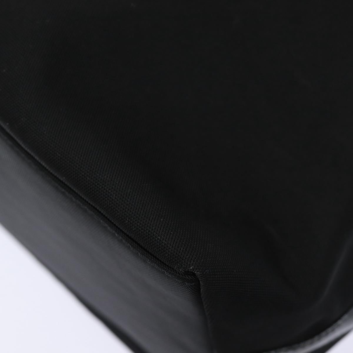 GUCCI Shoulder Bag Nylon Black Silver 001 1956 Auth ep5116