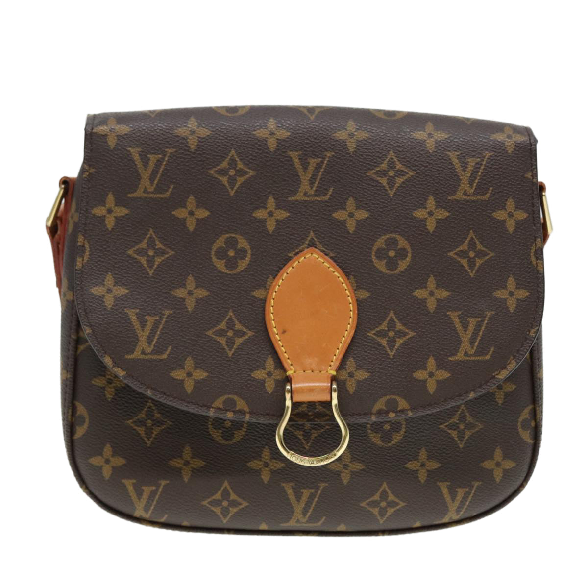 LOUIS VUITTON Monogram Saint Cloud GM Shoulder Bag M51242 LV Auth ep5215