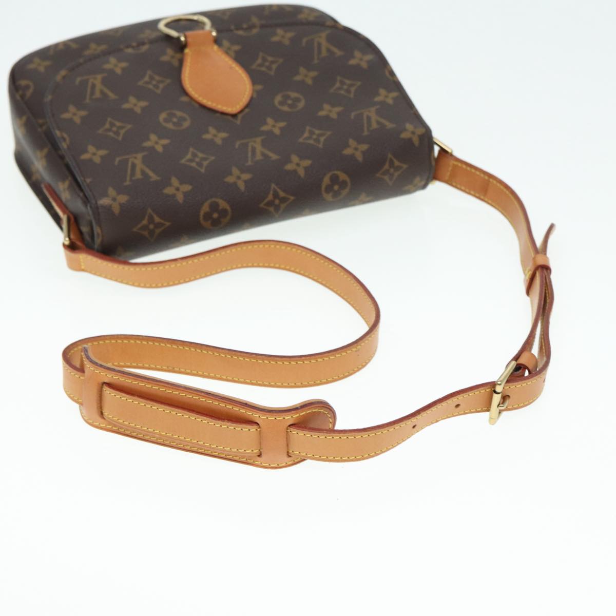 LOUIS VUITTON Monogram Saint Cloud GM Shoulder Bag M51242 LV Auth ep5215