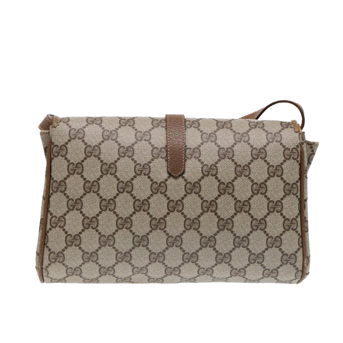 GUCCI GG Supreme Shoulder Bag Beige Gold 004 261 1923 Auth ep5471